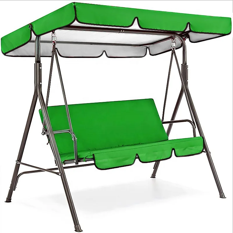 Garden swing top cover + seat can be customized logo