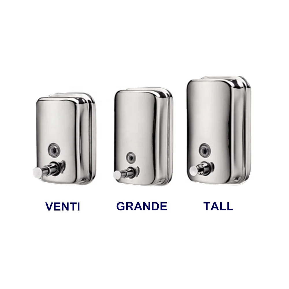 1000ml wall mounted hand liquid soap dispenser stainless steel shampoo dispenser