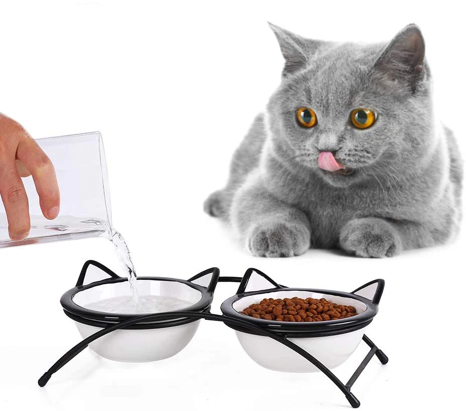 
Bright Plus Quality-Assurance Dog Cat Bowl Fashion Feeding Water Feeder Ceramic Pet Bowl 