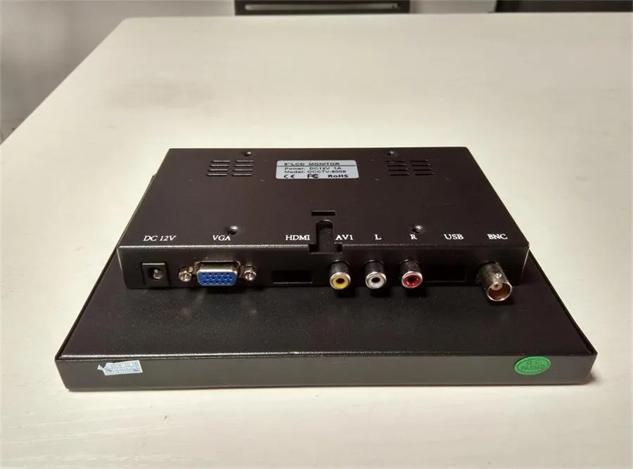 
Security System Metal Case 8 Inch CCTV LCD Monitor/BNC CCTV Monitor 