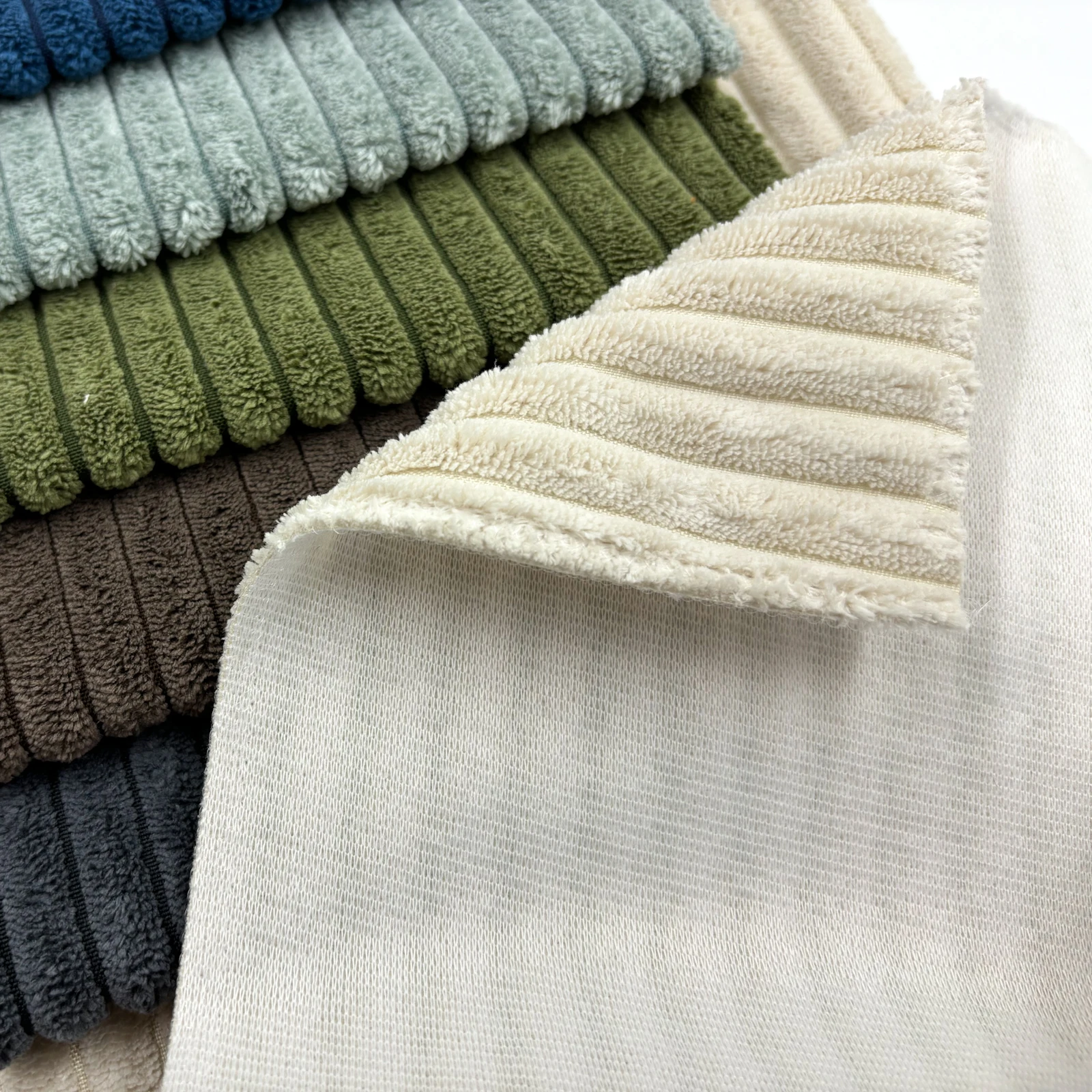 2.5w Brocade polyester corduroy household fabric striped corduroy interior decoration