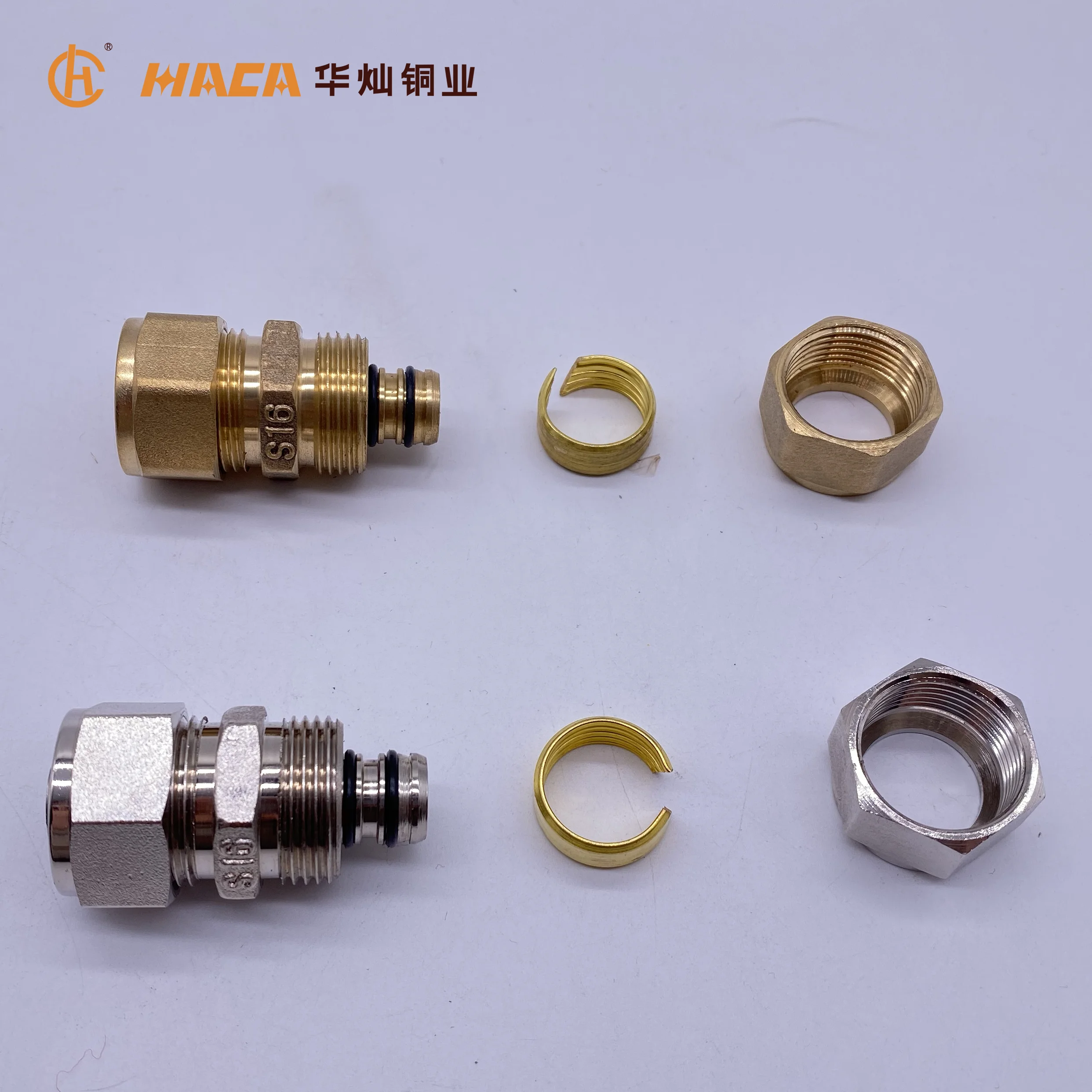 good quality brass equal coupling pipe fitting with pex al pex tube