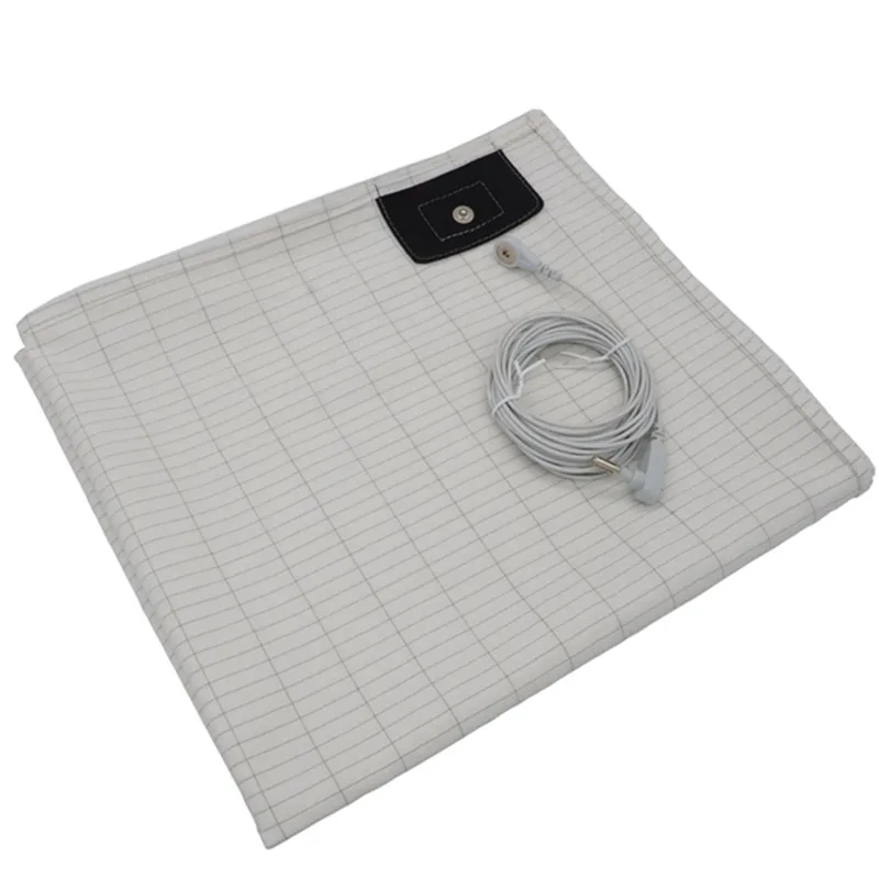 New Life Style Grounding Earth Friendly Customized EMF Protection Fabric Cotton Fabric Silver Fiber Bed Sheet