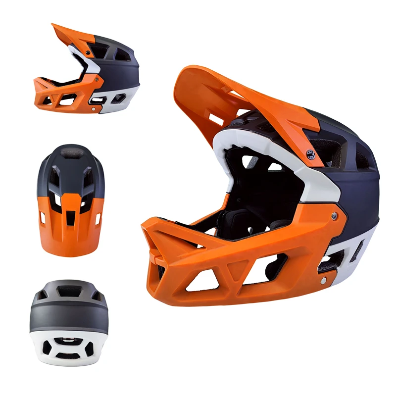 YOLOON Full Face Retro Helmet Downhill Helmet Bike Bicycle Full Face New Cycling MTB Helmet Full Face 2023 for Enduro Rider