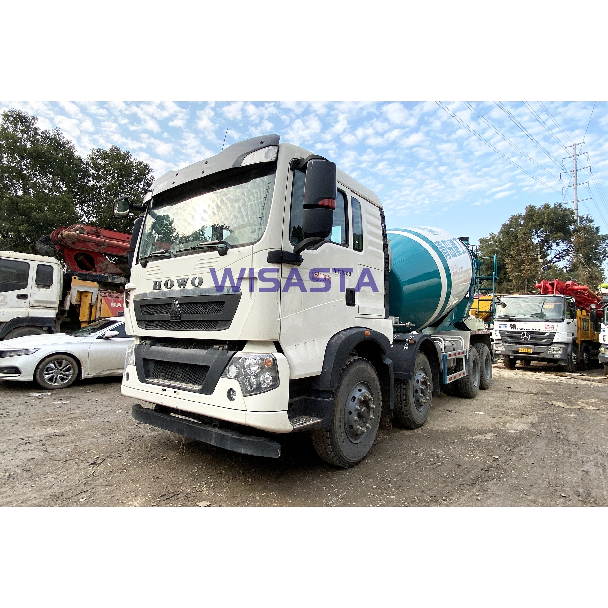 10m3 12 Cubic Meters Cement mixing transport truck 8x4 HOWO New Concrete Mixer Truck low price