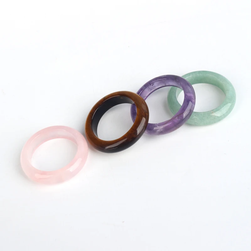 Оптовая продажа Новое поступление хрустальные кольца подвеска натуральный кварцевый камень медальон драгоценный кольцо для поделок