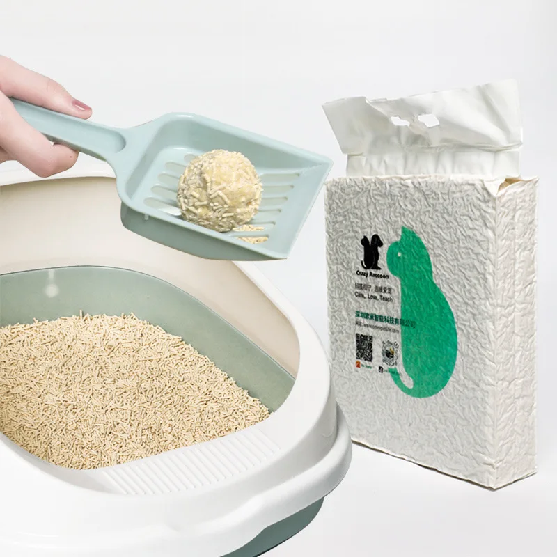 OEM завод Amazon горячая распродажа без пыли кошачий наполнитель тофу 1