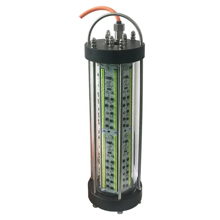  Падение глубокий 1500W LED приманка водонепроницаемый рыбы Фонд свет для рыбной ловли