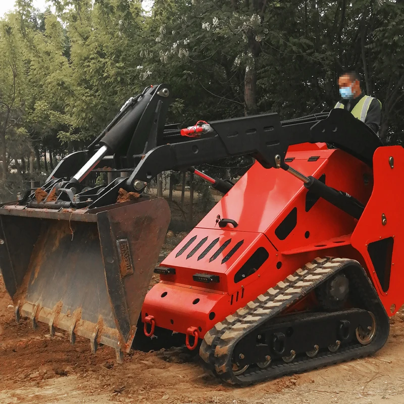 Погрузка 1200кг Hercules погрузчик с бортовым поворотом на гусеничном погрузчике