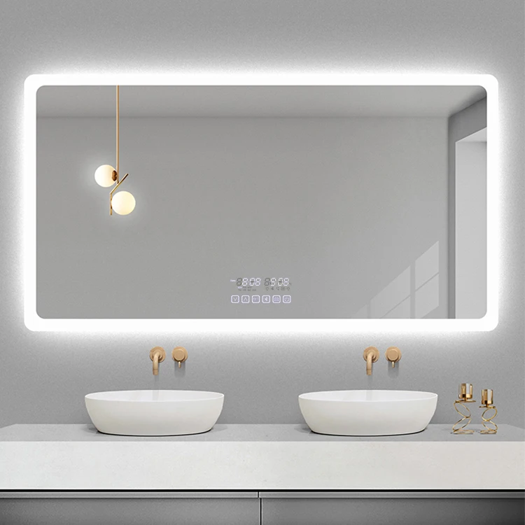 30*36 inch hotel bathroom mirror lighted makeup bathroom shower vanity mirror CTL301