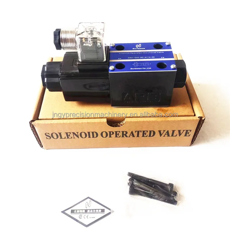 Taiwan Original Northman Hydraulic Solenoid Valve SWH-G02-B2-A110-20
