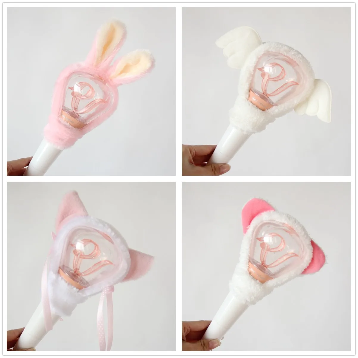 Новое поступление kpop свет лампы декоративное покрытие защищает детей Lightstick крышка красный вельветовый плюш абажур для с металлическим каркаксом светящаяся палочка