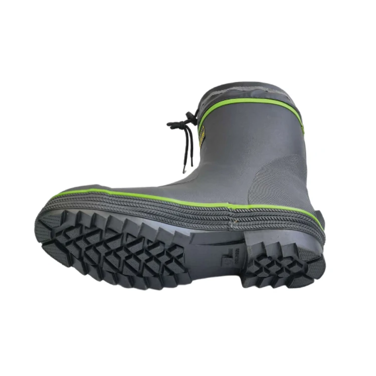 Safety Waterproof with Breathable Mesh Lining Support Custom Gumboots Rain Boots
