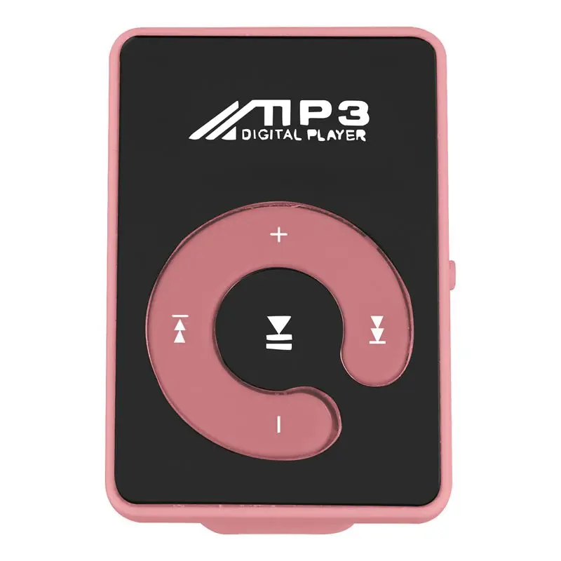  Цифровой mp3-плеер спортивный зеркальный зажим TF карта Музыка C Кнопка портативный мини