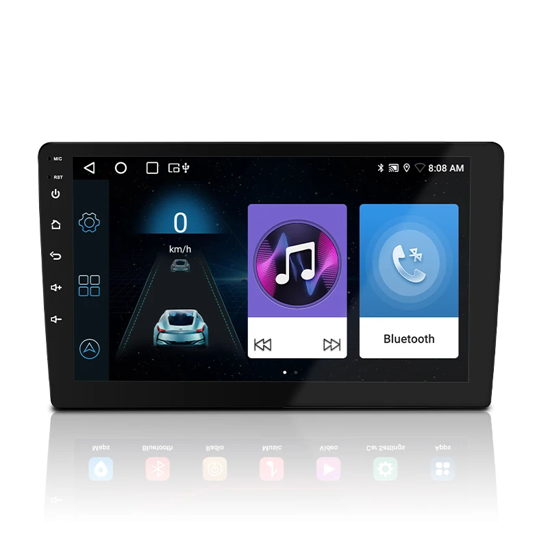 Radio FM, WiFi, Mirror Link para teléfono Android/iOS, entrada USB