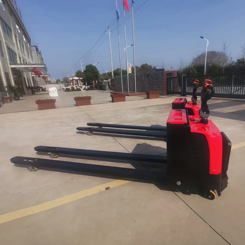 All electric industrial carrier 2T 3T trolley pallet loading lifting cart