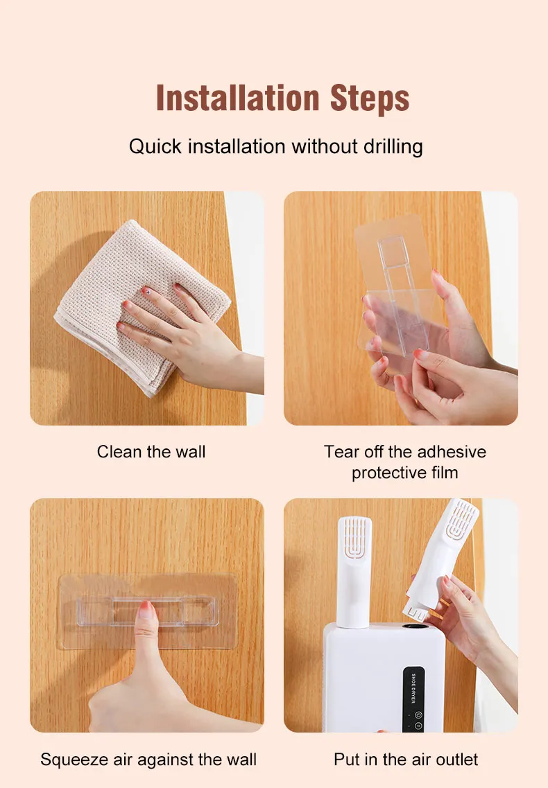 220V/110V Timed Shoe Dryer Deodorant Fast Dryer Heater Deodorizer Dehumidifier Device Foot Warmer Heater
