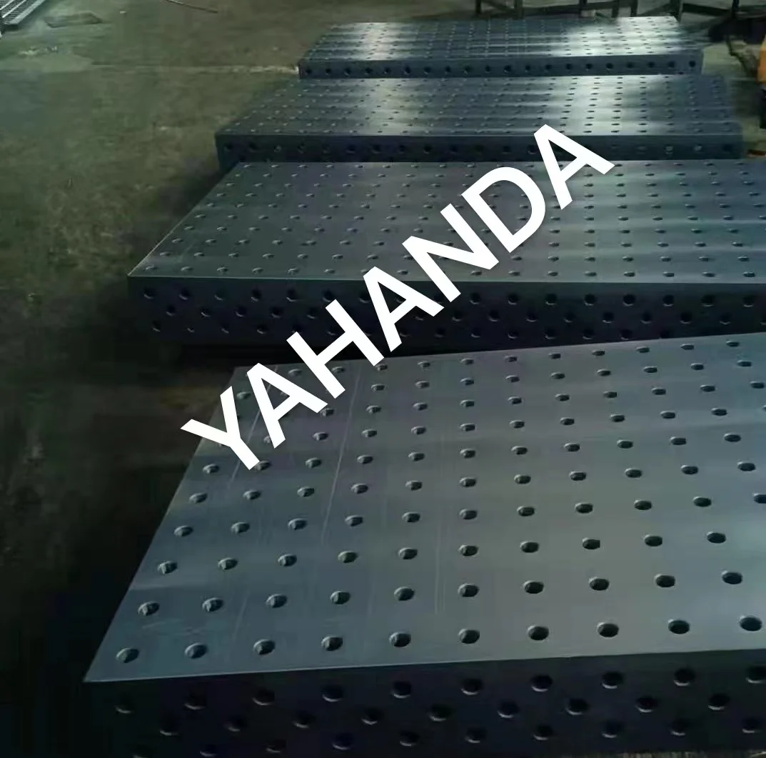 YAHANDA 3D Steel Welding Bench High Rigid for heavy welding structures China Best Factory Supplying D16/D22/D28 & customization