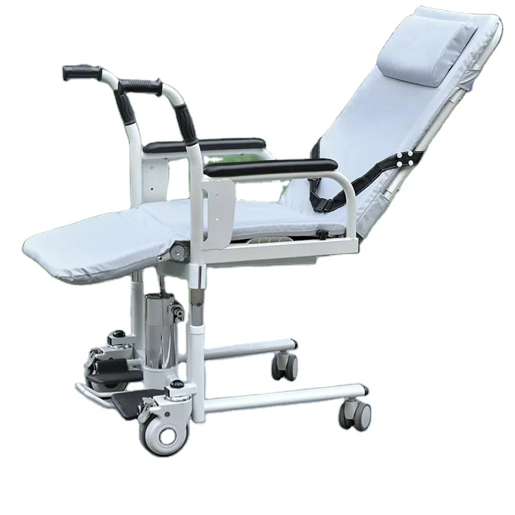 Hydraulic elevator lifter wheelchair disable  patient lift transfer toilet reliable  lying flat muti-functional bed chair