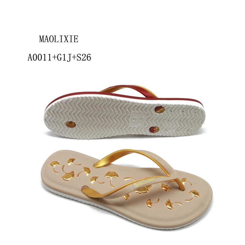Wholesale cheap price low moq ladies flipflop summer footwear flip-flops women beach slipper girls