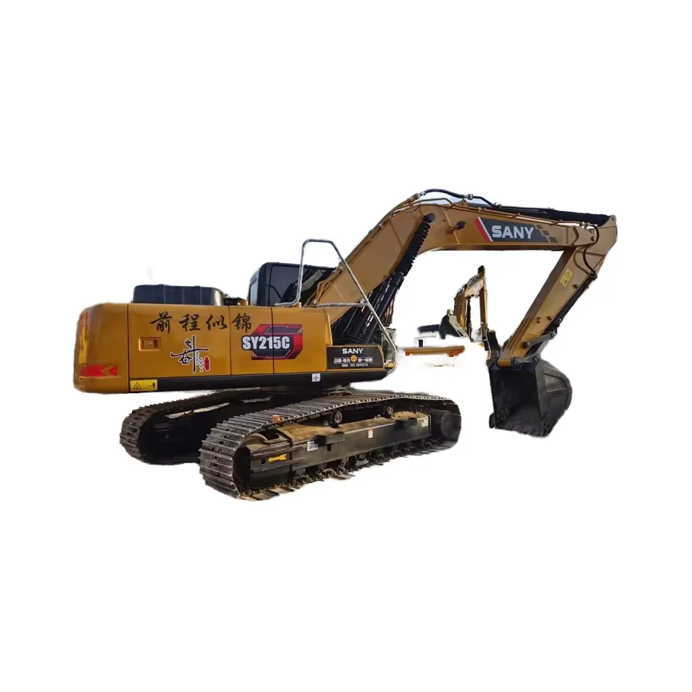 Used Chinese sany excavator sy215C 21 tons excavator low working hours 90% new sany 215C used excavator for sale