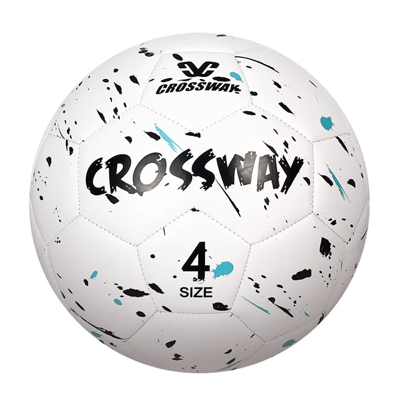 Rubber bladder PU leather training soccer ball size 4 size 5 soccer soccer ball for teenager team sporting games