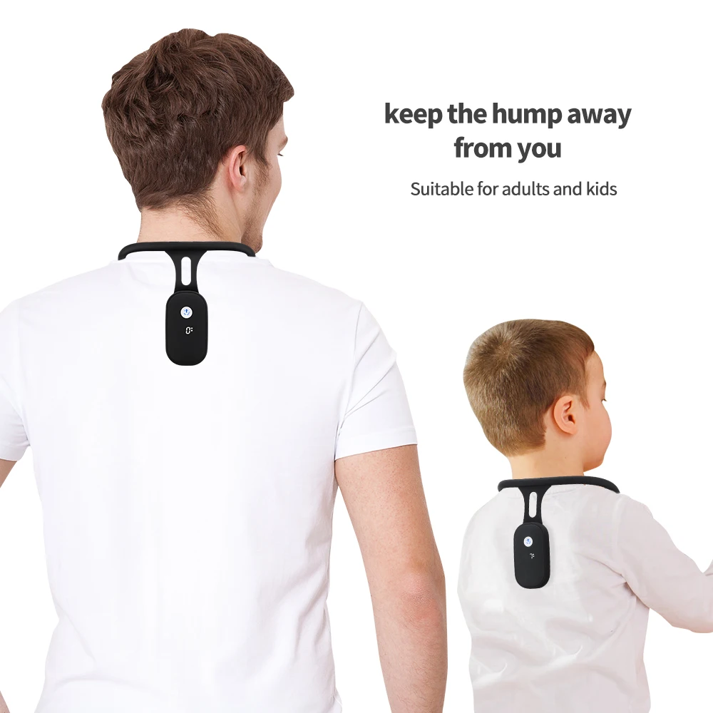 Smart student body posture correction device angle real time monitoring vibration reminder back braces to correct posture