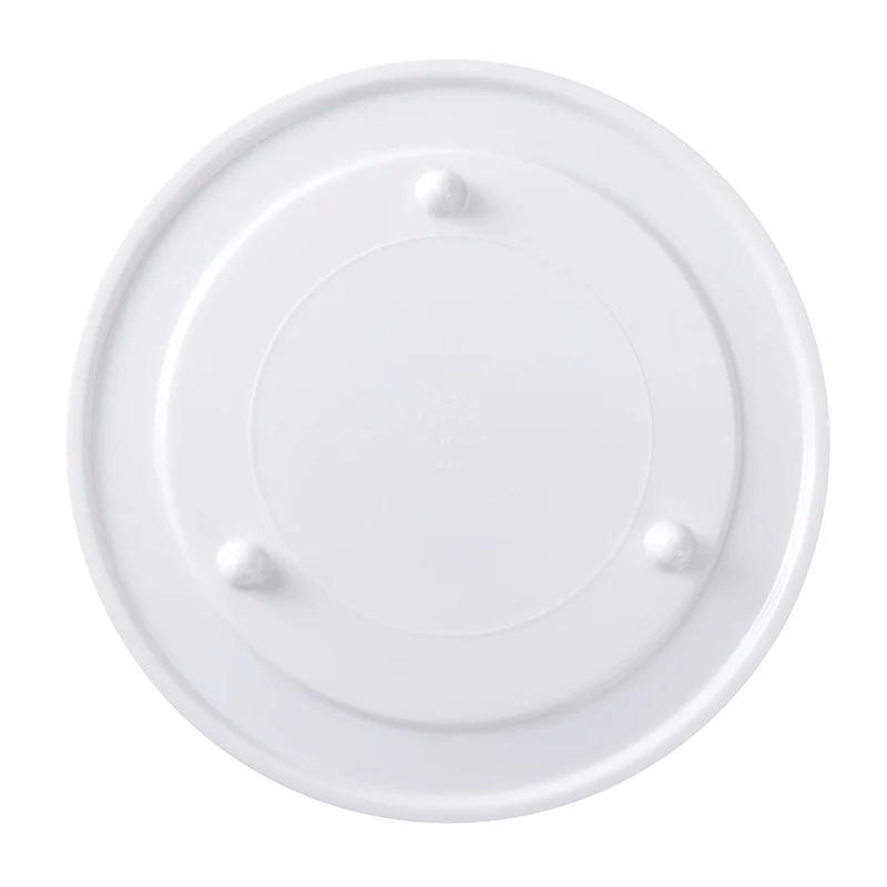 Amazon Hot Sale 100% Melamine Round Under Plate, Restaurant Serving Buffet Cake Plates