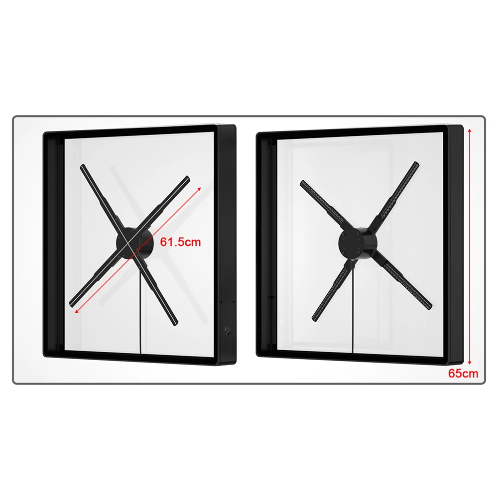 3D Holographic display Projector Live Hologram holograph projector 3d hologram fan System Stage Holographic Fan