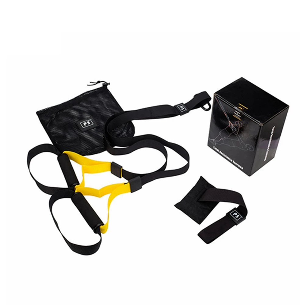 Timecreate Home Gym Workout Suspension Resistance Band Strength Trainer Straps