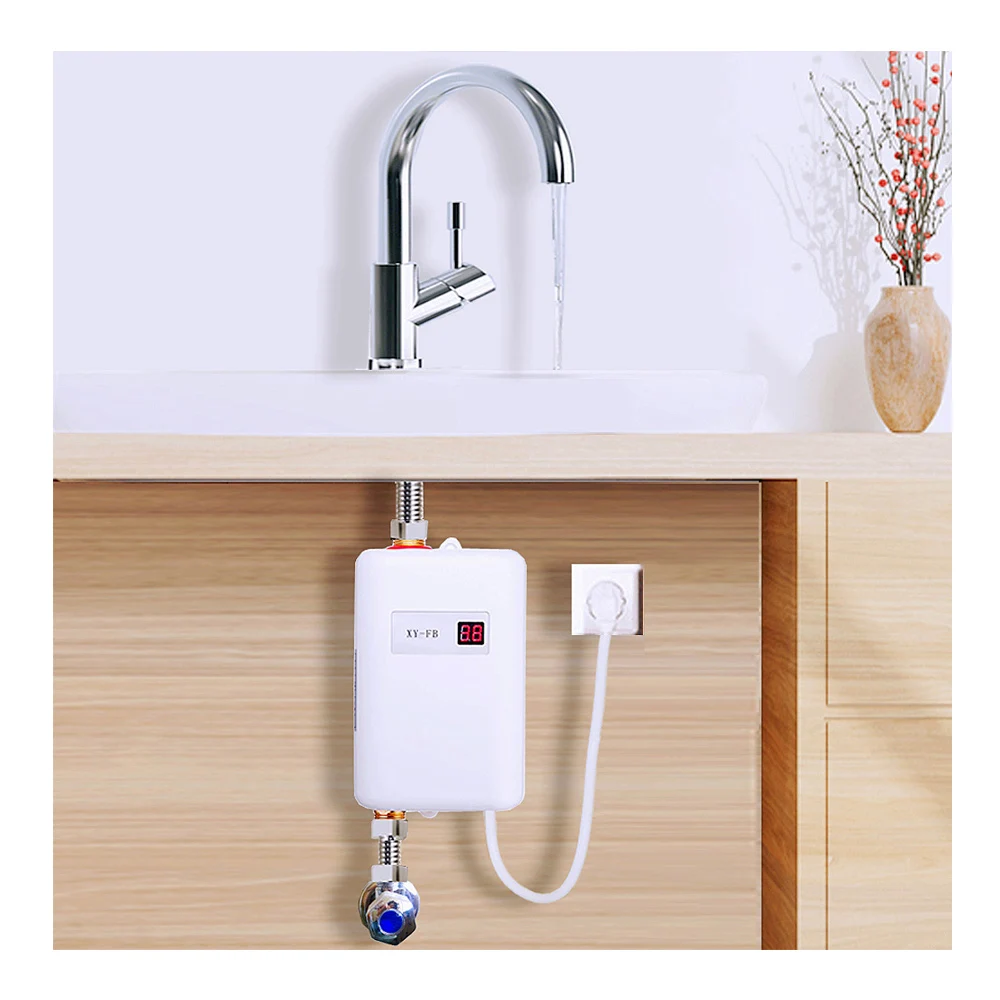 Широко используемый безопасный 3000 Вт кухонный бытовой мини мгновенный Электрический водонагреватель без резервуара в Китае