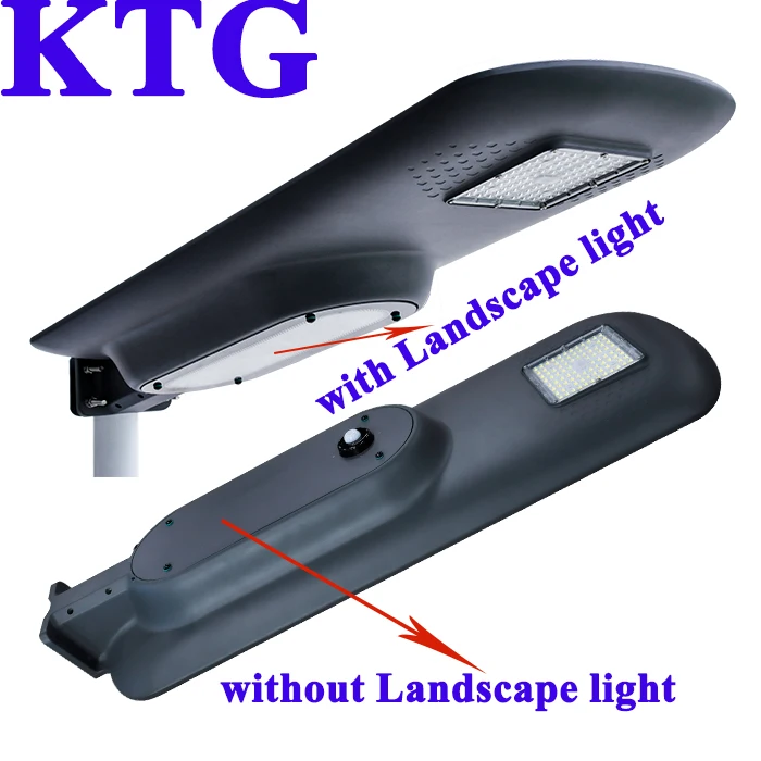 Shenzhen 2021 arrival new design die-cast AIO solar led street light 20w 40w 60w with 11.1v lithium battery and Landscape light