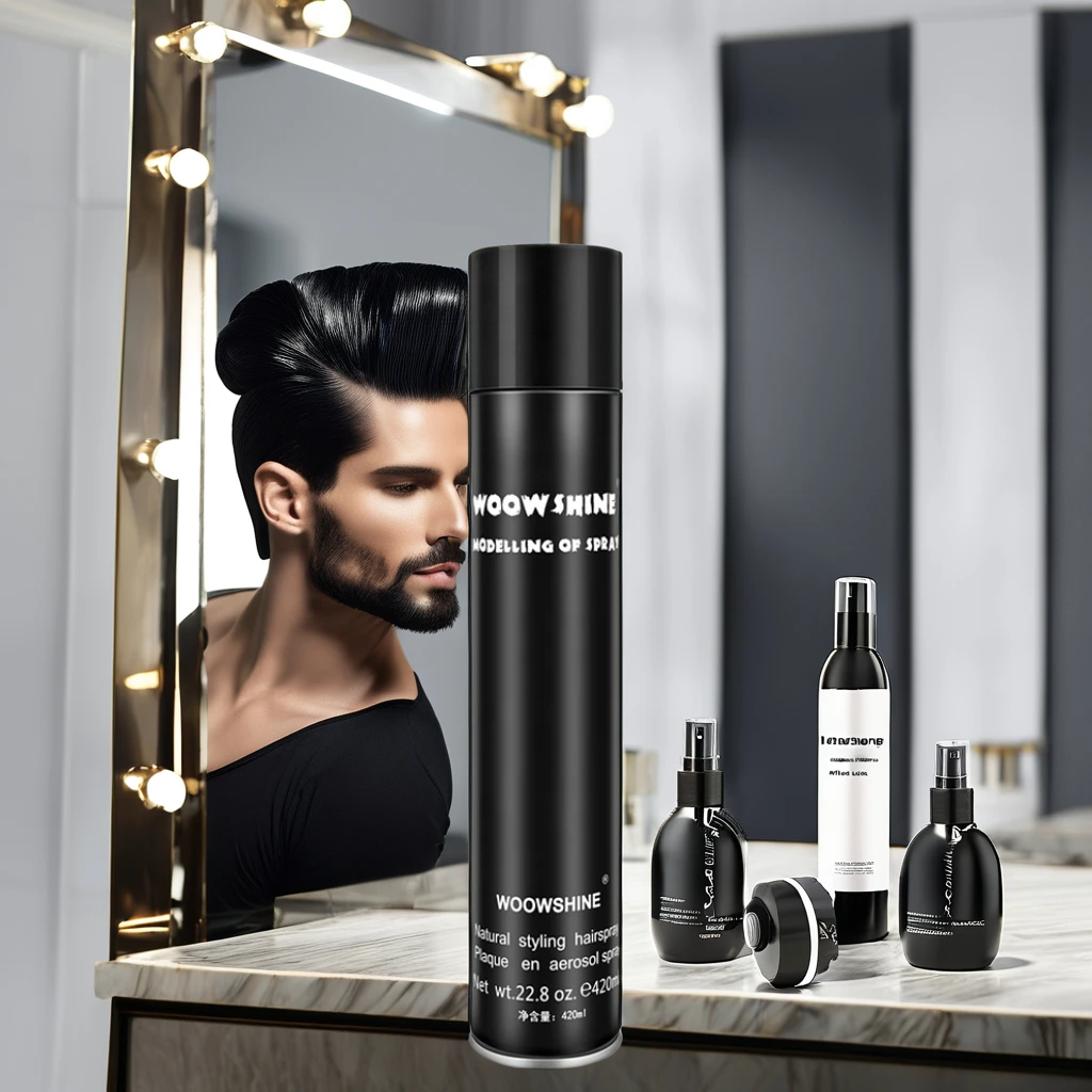 2024 Hair Styling Products For Human Hair Wigs Packaging Holding Spray For Curly Hair Matte Looking Gel