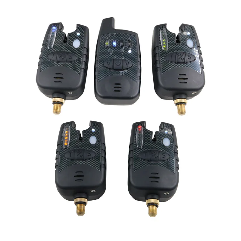 Hot Sale Cheap High Sensitivity JZH-RF 898 4+1 Electronic Durable Wireless Waterproof Fishing Bite Alarm Set