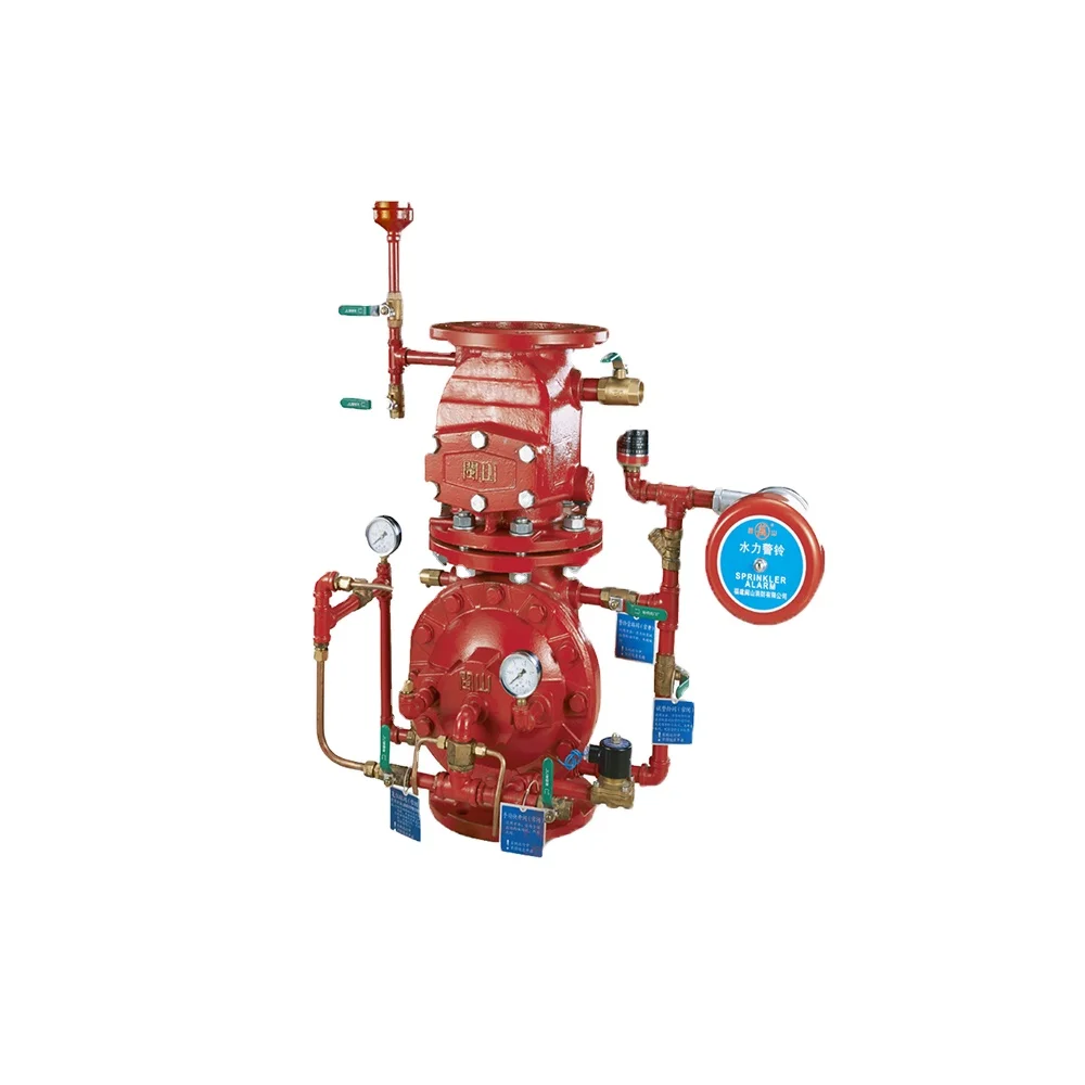 Minshan ZSFZ Series Alarm Check Valve Price  Manufacture 4 Inch Automatic Fire Alarm Deluge Check Valve