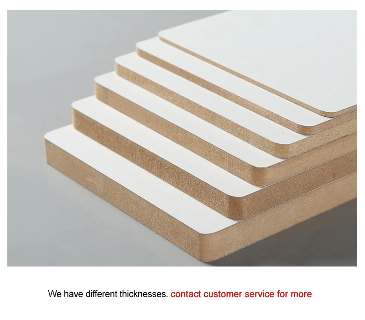wholesale chanta 4x8 melamine laminated mdf board from china factory