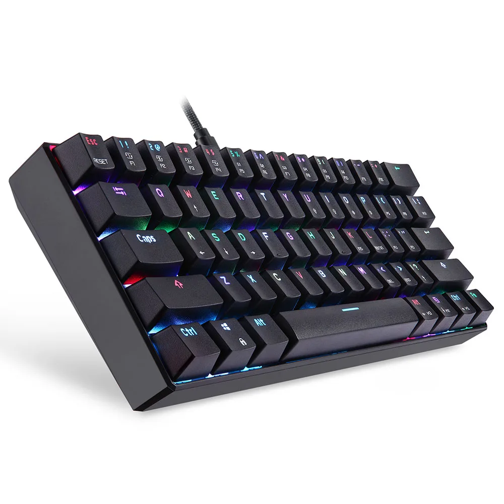  Механическая клавиатура Motospeed K61 Kailh box с подсветкой и двойными клавишами впрыска RGB