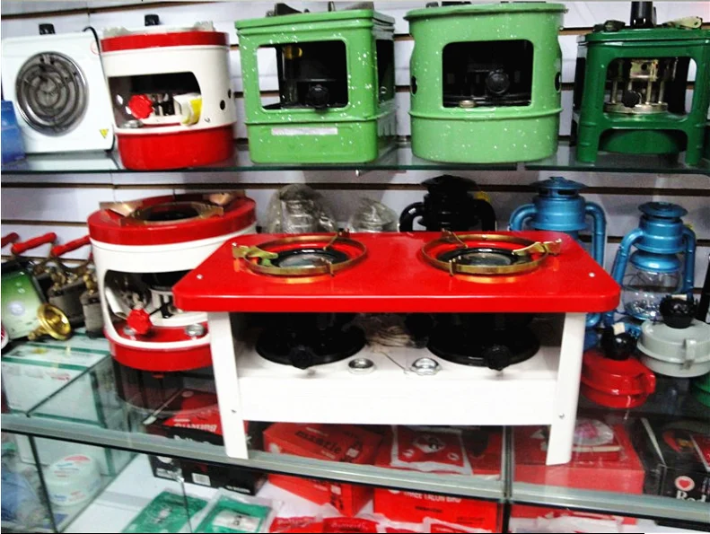 HQKS-2648 Camping Picnic Burner Furnace Diesel Heater Stove 20 Wicks Double Burner Kerosene Stove