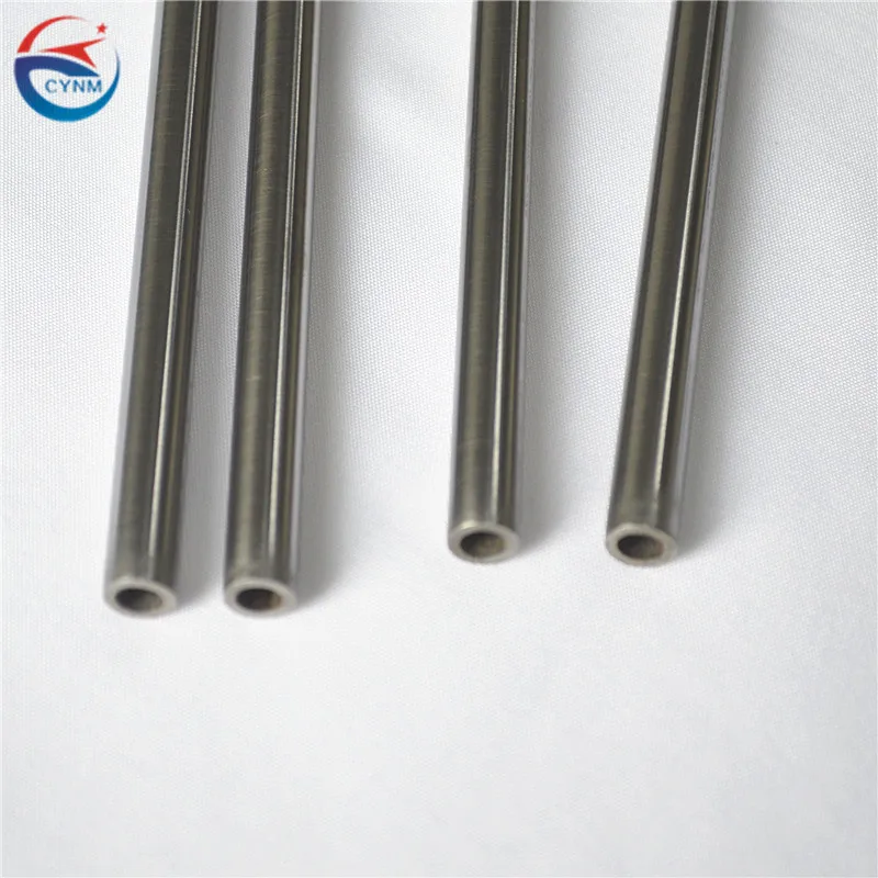 polished 99.95% pure high temperature resistance tungsten tubes tungsten pipes