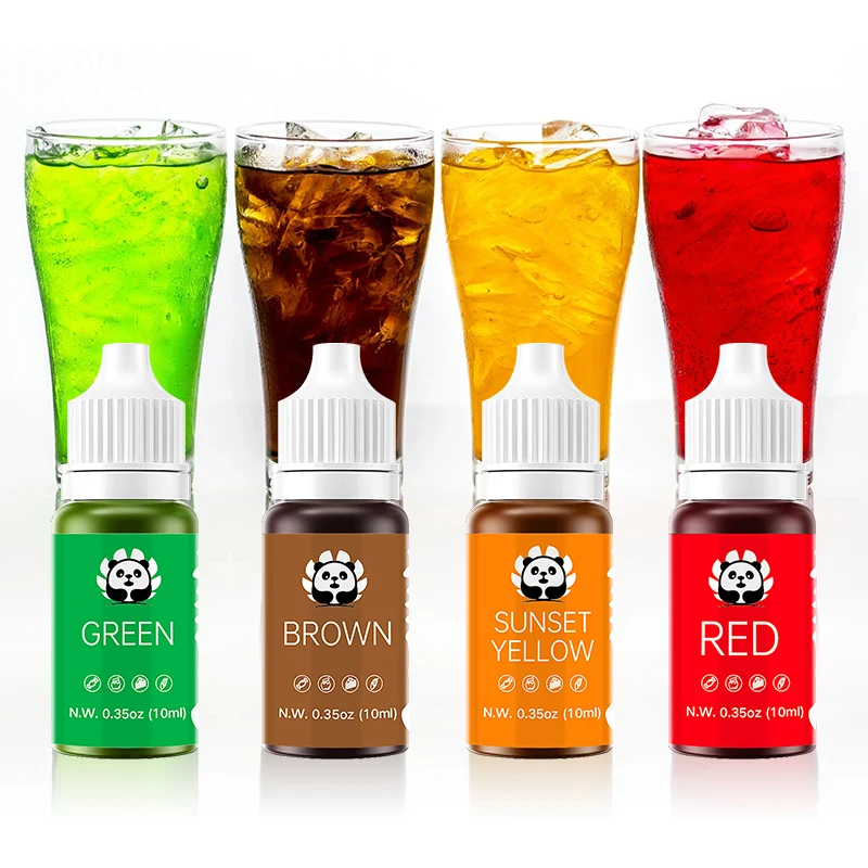 Factory Customizable Hot Sale Food Coloring Edible Liquid Food Coloring 10ML For Cake Baking Beverage Odorless