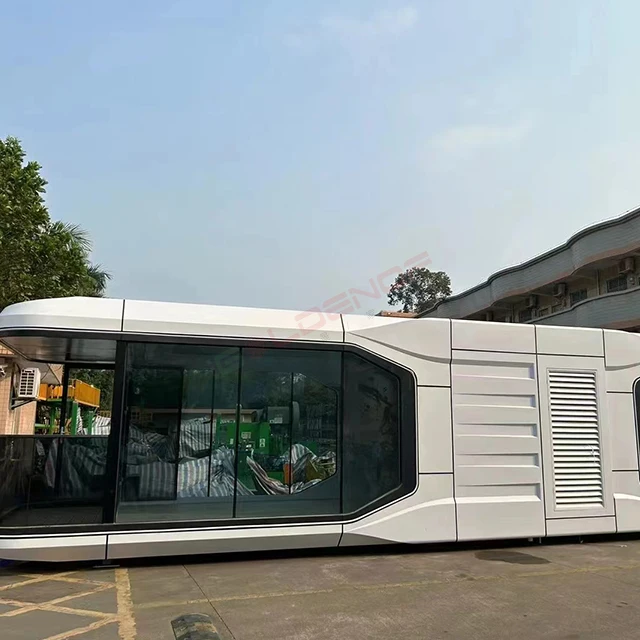 suppliers apple pod houses  bedroom prefab container capsule home cheap mini prefabricated modular house for living