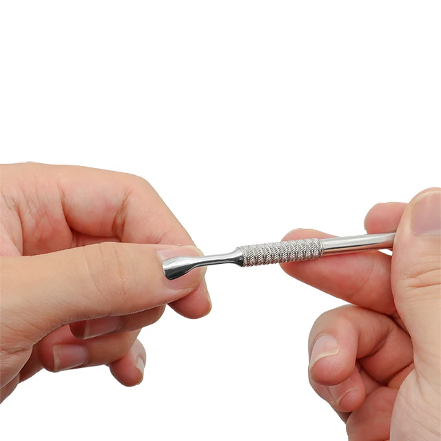 5 Pieces Kit Manicure Profissional Mens Manicure Pedicure Set With Nail Buffs And Cuticle Pushers