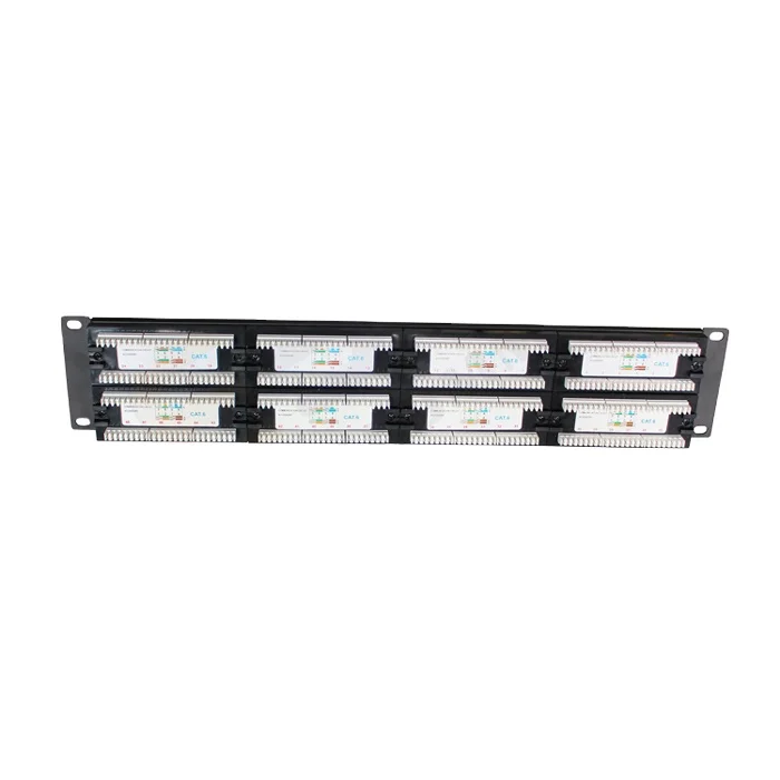 19inch 2U UTP 48 Ports CAT6 Patch Panel