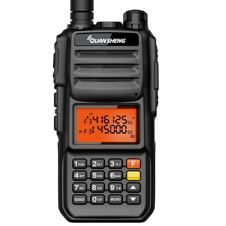 Уф 8000D двухдиапазонный высокомощный дисплей уличная портативная VOX FM Двусторонняя радиостанция дальнего действия рация UV8000D