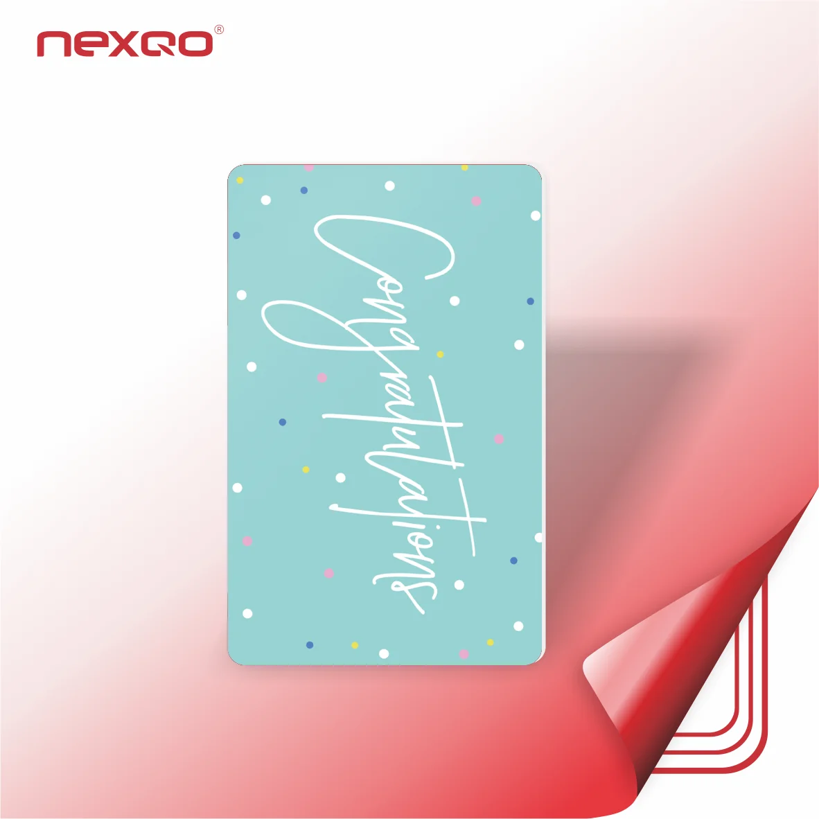 Free Sample! Eco-friendly Scratch  Plastic Gift Card