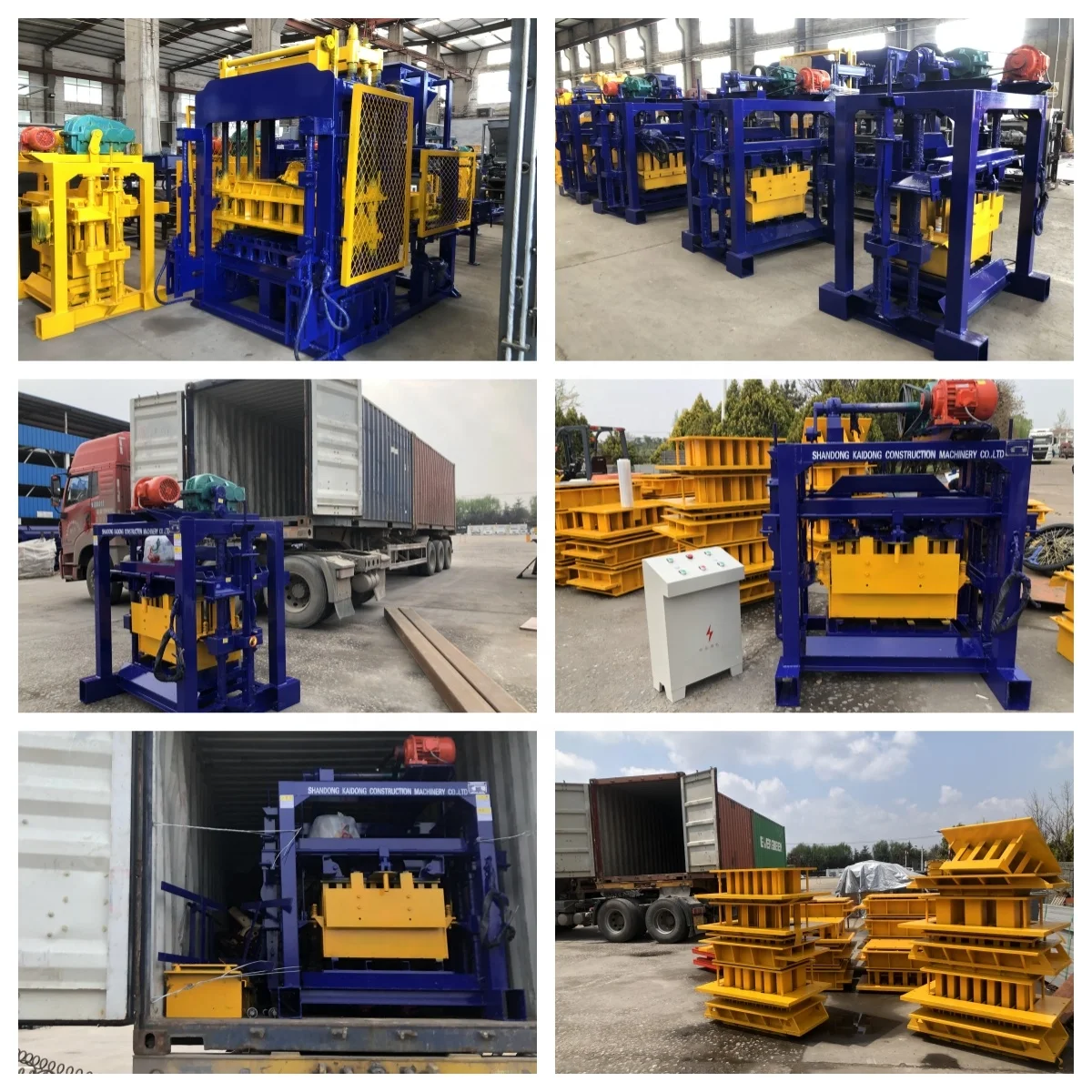 Used Manual QT4 Brick Block Making Machine for Fly Ash with Reliable Engine Home Use Automatic Cement Hollow Brick Machinery