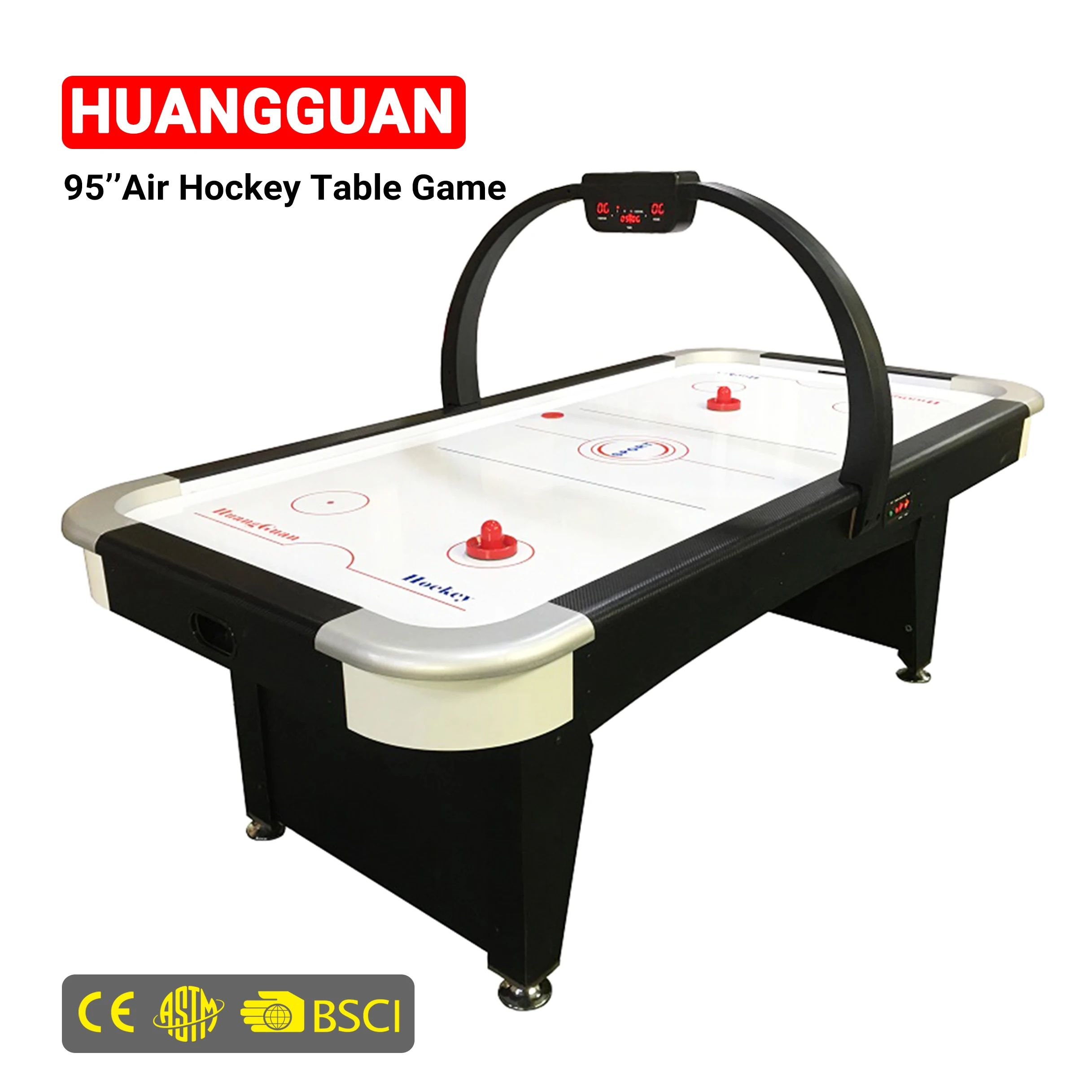 Huangguan 95 Inch Professional Hockey Table Factory Whole Sale Game Night Ice Hockey For Sale