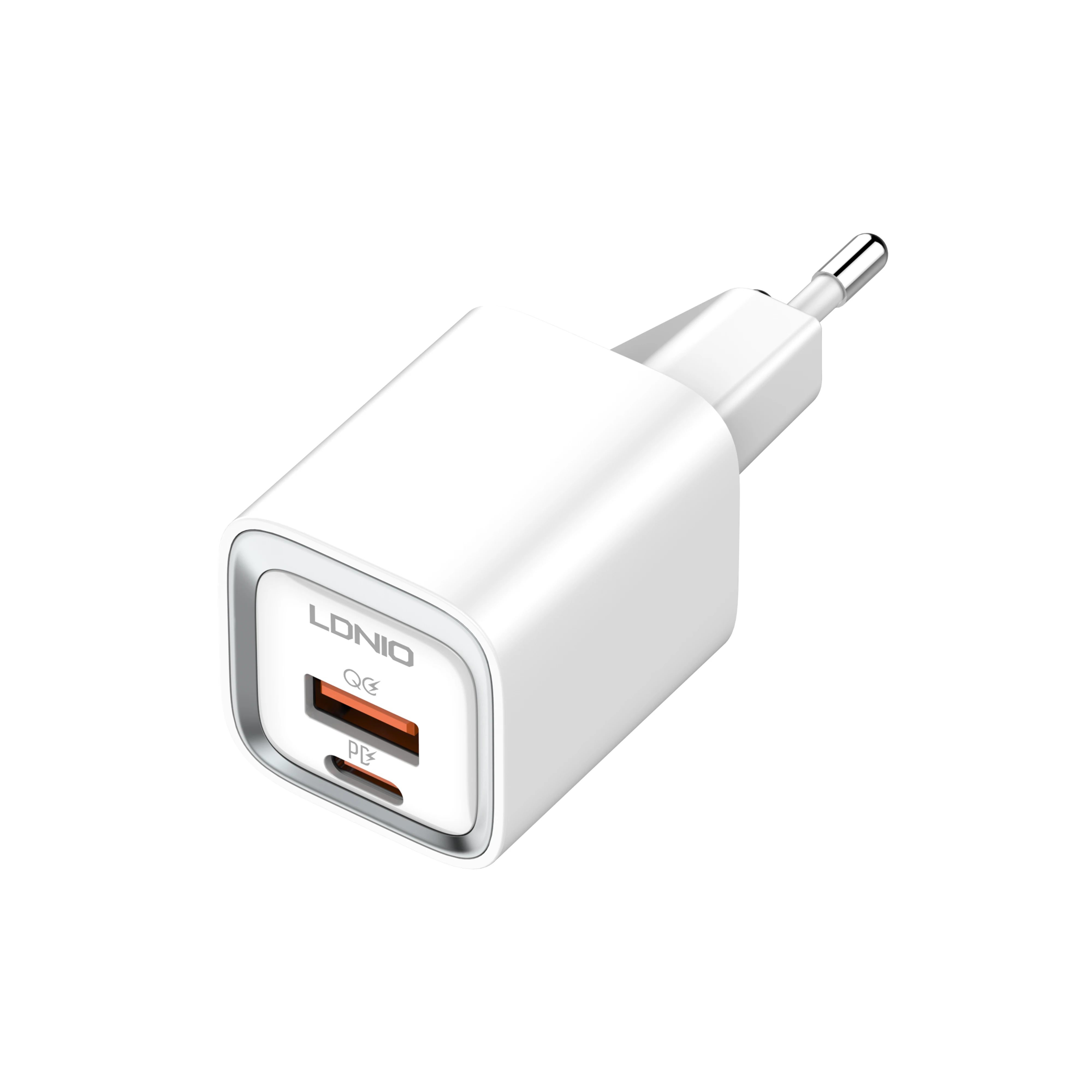 LDNIO A2318C Быстрая зарядка ЕС США штекер Mini Dual USB Автомобильное зарядное устройство адаптер зарядных устройств 20 Вт PD QC3.0 для Iphone мобильного