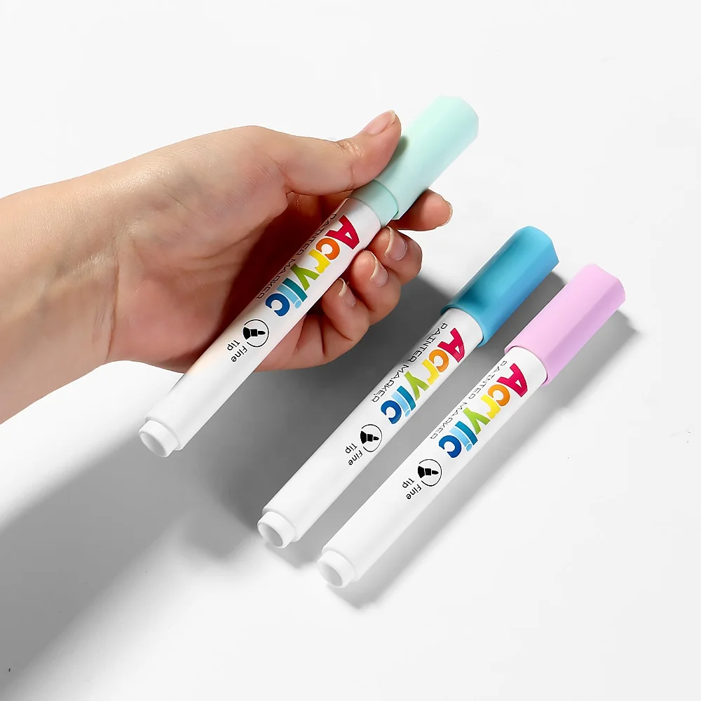 Paint Liquid Marker Pens Colored Permanent Acrylic Pens Paint Markers