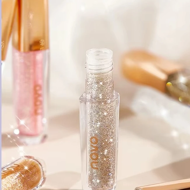 Customized Liquid Eye Shadow Tinting To Create Your Own Brand Waterproof Glittering Glittering Eye Shadow Liquid